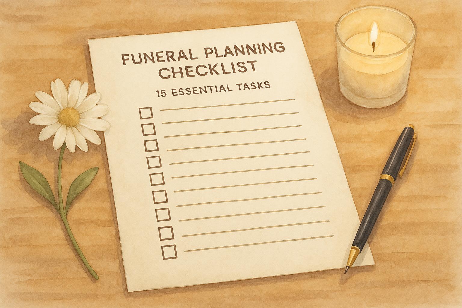 Funeral Planning Checklist: 15 Essential Tasks